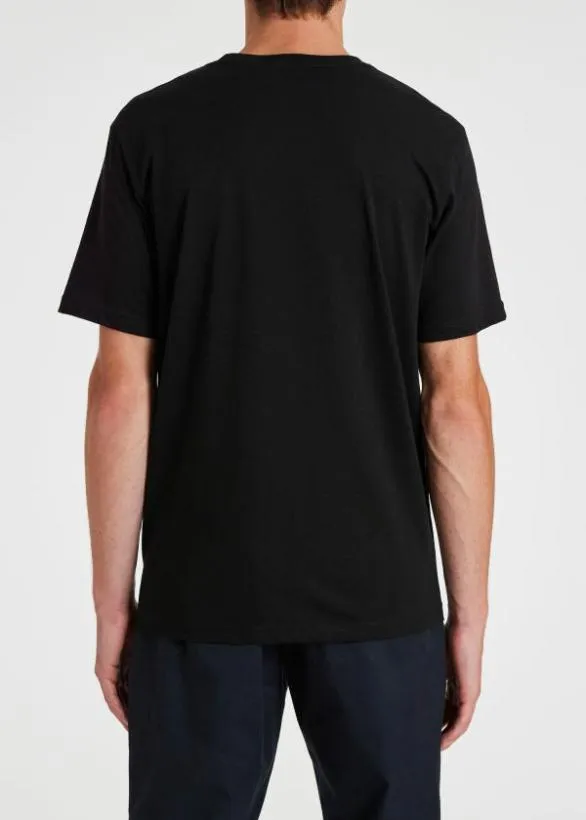 Paul Smith TShirts 039Zebra Card039 Cotton TShirt Black 8211 Mens