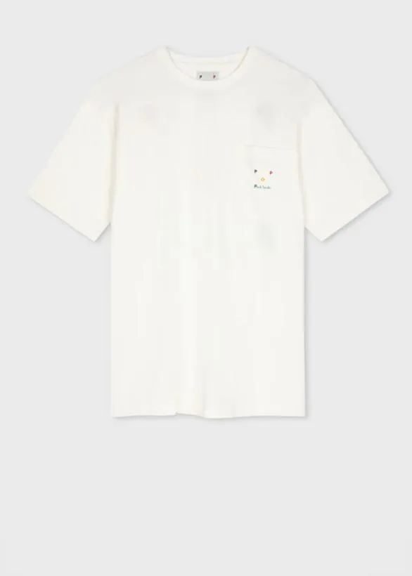 Paul Smith TShirts Logo Pocket TShirt White 8211 Mens