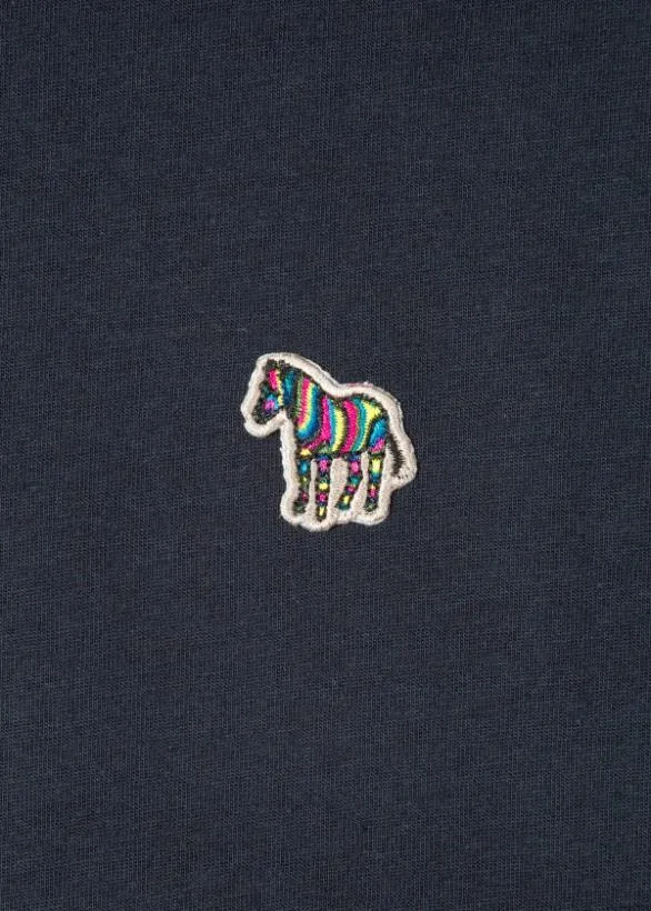 Paul Smith TShirts Zebra Logo LongSleeve TShirt Dark Navy 8211 Mens