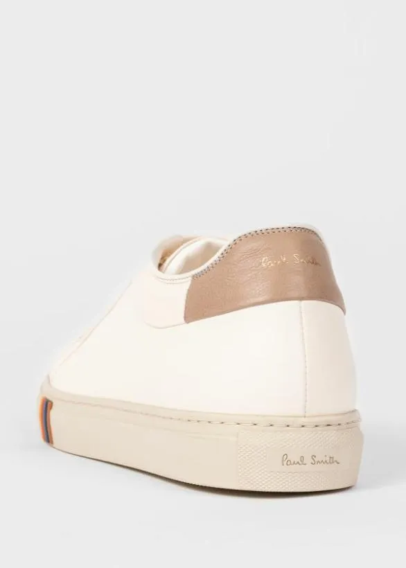 Paul Smith Tailoring 039Basso039 Trainers With 039Artist Stripe039 Trim Cream 8211 Mens