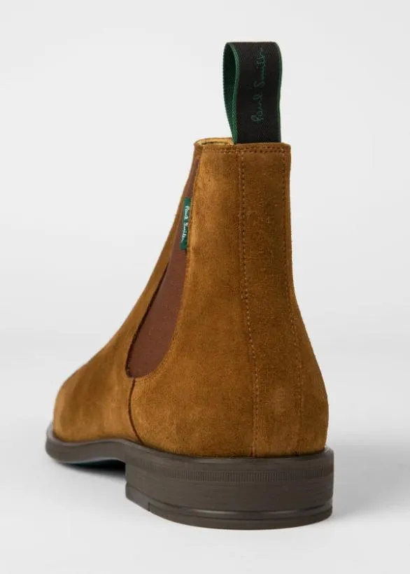 Paul Smith Tailoring Suede 039Cedric039 Boots Tan 8211 Mens
