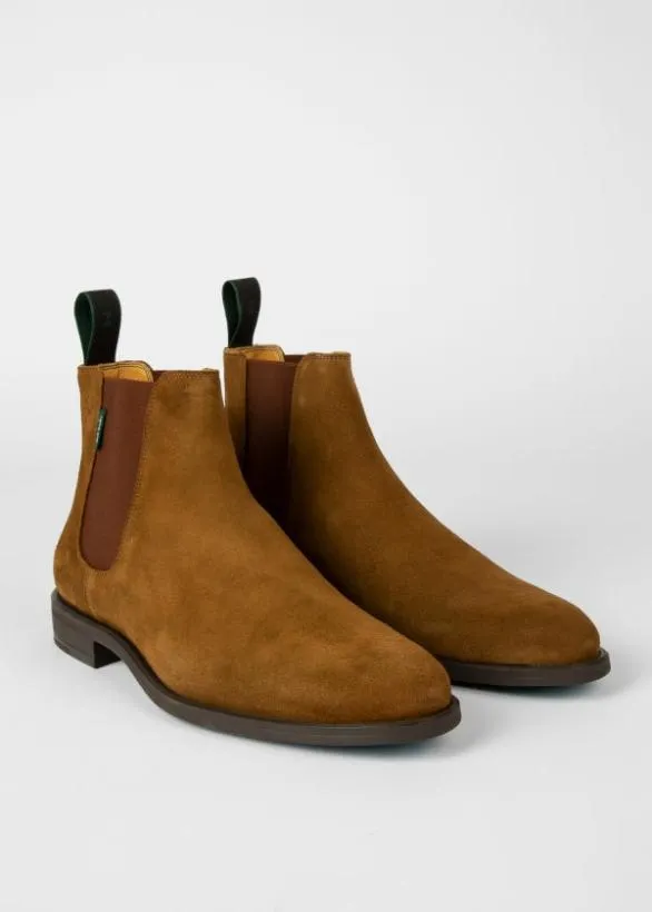 Paul Smith Tailoring Suede 039Cedric039 Boots Tan 8211 Mens