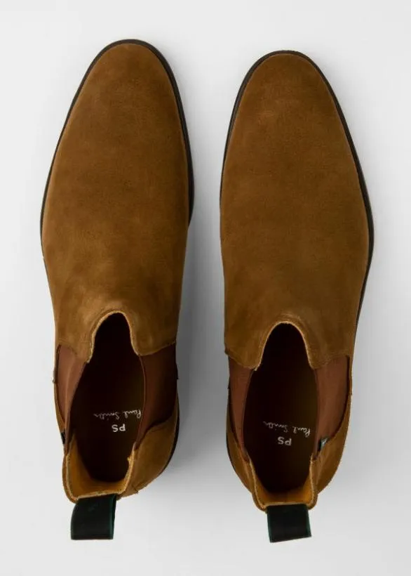 Paul Smith Tailoring Suede 039Cedric039 Boots Tan 8211 Mens