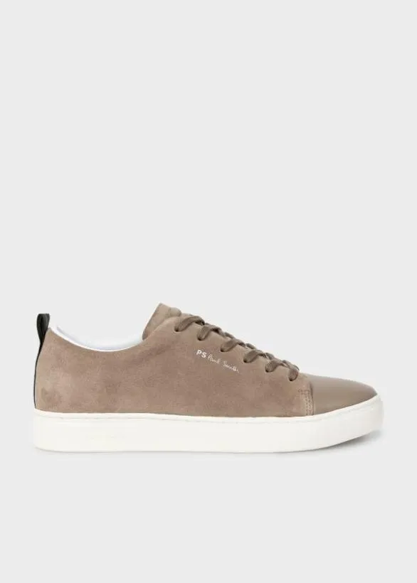 Paul Smith Tailoring Suede 039Lee039 Trainers Taupe 8211 Mens