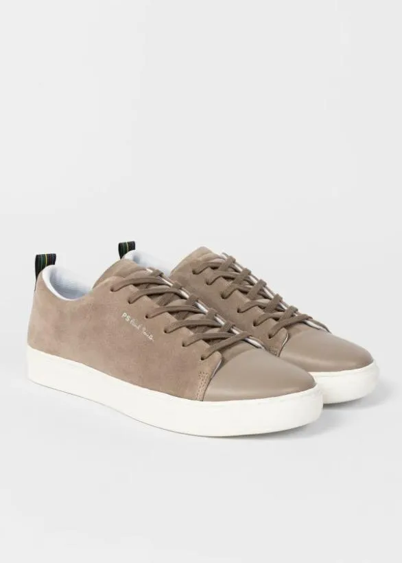 Paul Smith Tailoring Suede 039Lee039 Trainers Taupe 8211 Mens