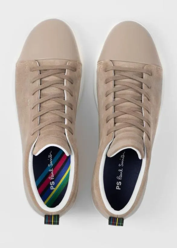 Paul Smith Tailoring Suede 039Lee039 Trainers Taupe 8211 Mens