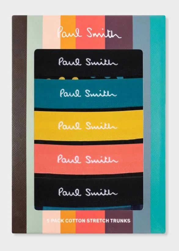 Paul Smith Underwear 039Artist Stripe039 Mixed Boxer Briefs Five Pack Artist Stripe 8211 Mens