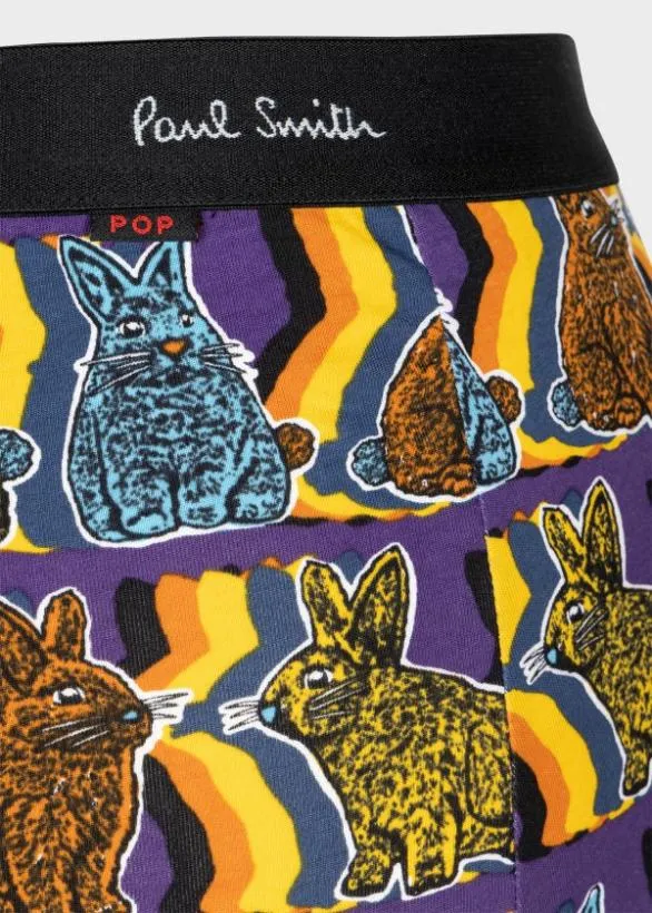 Paul Smith Underwear 039Bunny Shadow039 Print LowRise Boxer Briefs Multicolour 8211 Mens