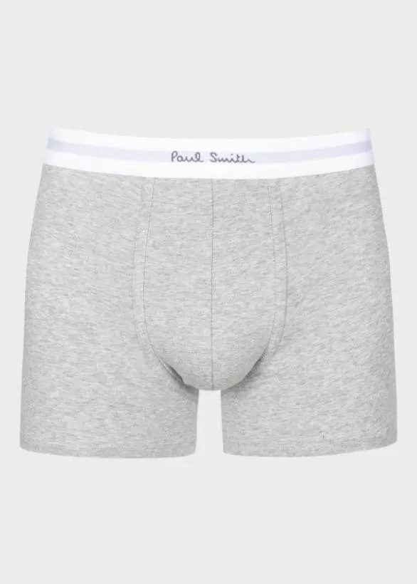 Paul Smith Underwear 039Signature Stripe039 And Plain Long Boxer Briefs Seven Pack Multicolour 8211 Mens