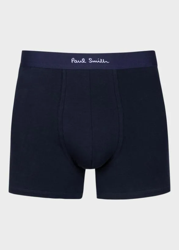 Paul Smith Underwear 039Signature Stripe039 And Plain Long Trunks Five Pack Signature Stripe 8211 Mens