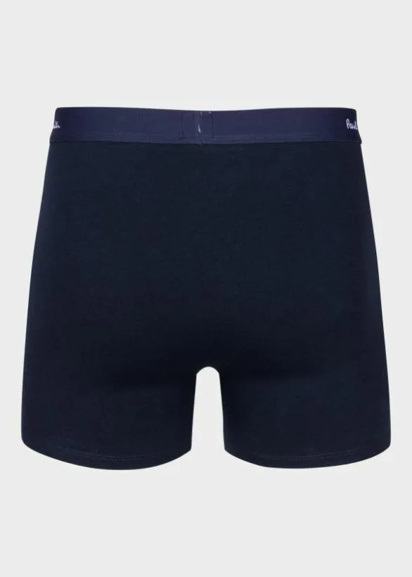Paul Smith Underwear 039Signature Stripe039 And Plain Long Trunks Five Pack Signature Stripe 8211 Mens