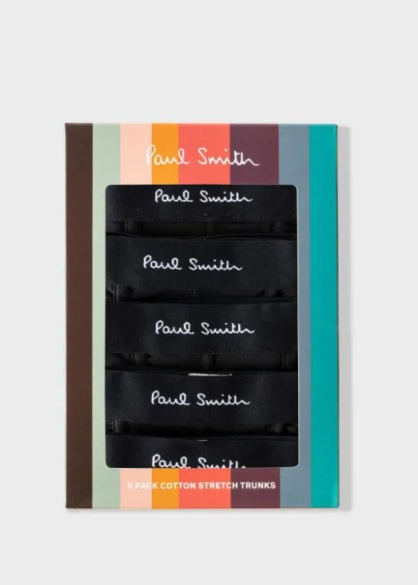 Paul Smith Underwear Boxer Shorts Five Pack Black 8211 Mens
