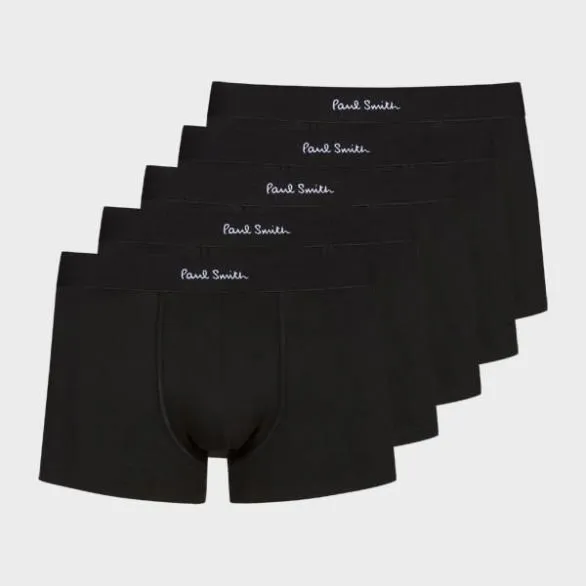 Paul Smith Underwear Boxer Shorts Five Pack Black 8211 Mens
