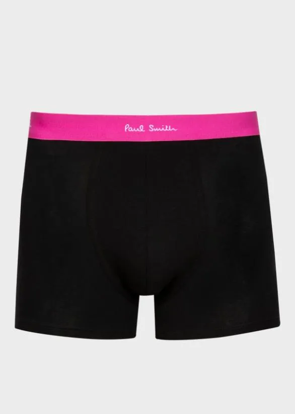 Paul Smith Underwear Long Boxer Briefs Five Pack Black 8211 Mens