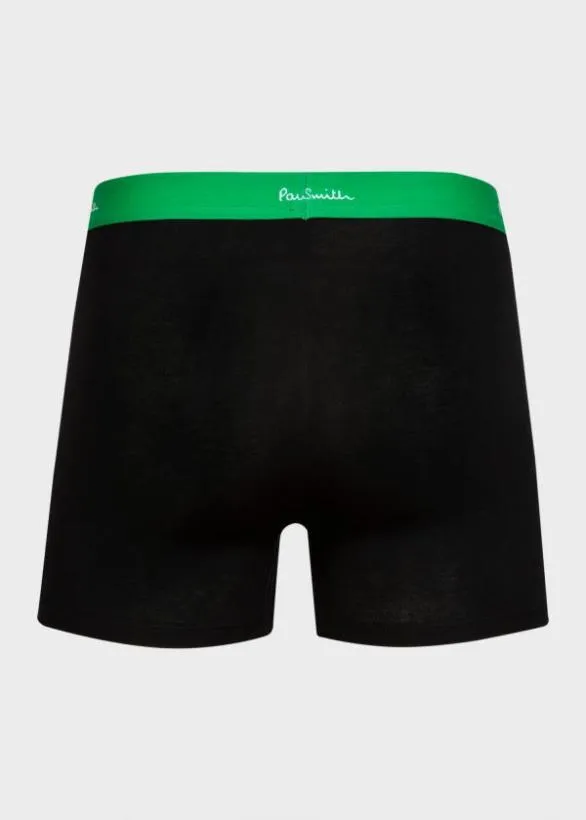 Paul Smith Underwear Long Boxer Briefs Five Pack Black 8211 Mens