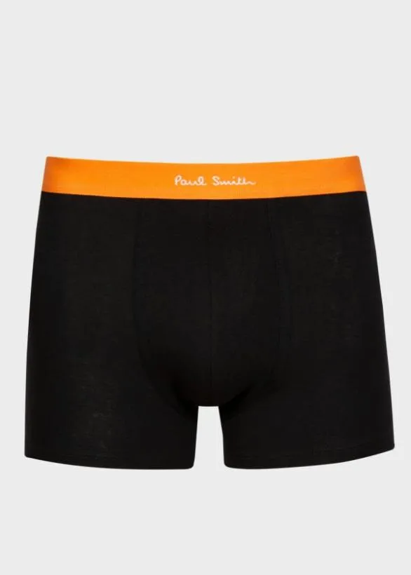 Paul Smith Underwear Long Boxer Briefs Five Pack Black 8211 Mens