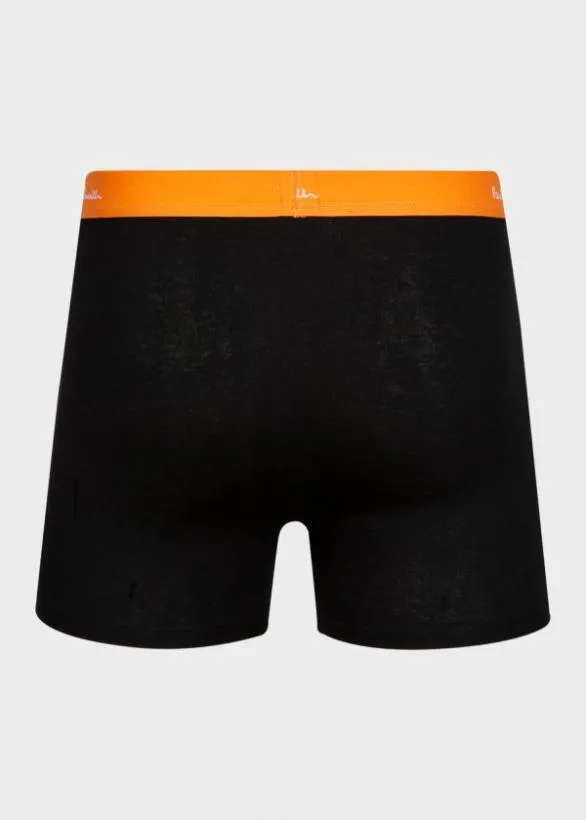 Paul Smith Underwear Long Boxer Briefs Five Pack Black 8211 Mens