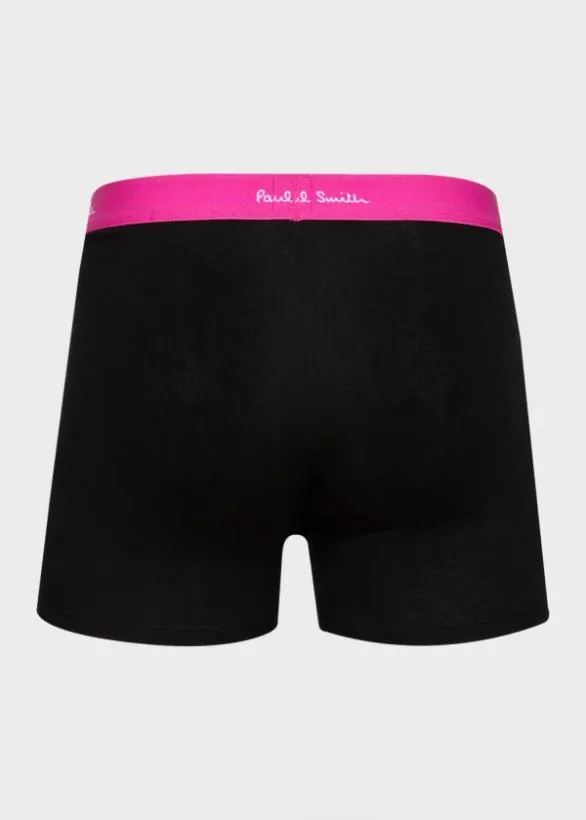 Paul Smith Underwear Long Boxer Briefs Five Pack Black 8211 Mens