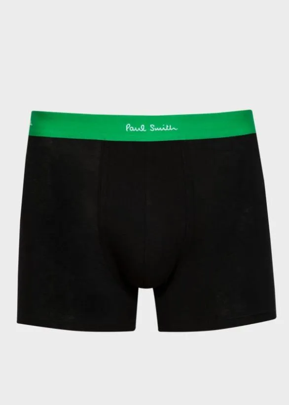 Paul Smith Underwear Long Boxer Briefs Five Pack Black 8211 Mens