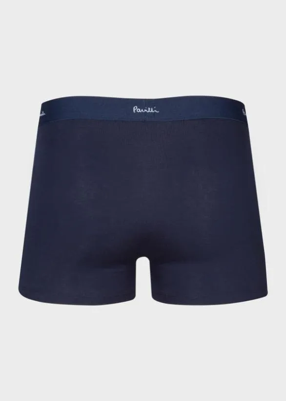 Paul Smith Underwear Mixed Stripe Boxer Briefs Three Pack Navy 8211 Mens