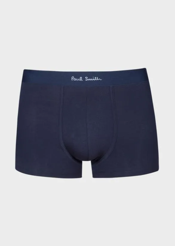 Paul Smith Underwear Mixed Stripe Boxer Briefs Three Pack Navy 8211 Mens