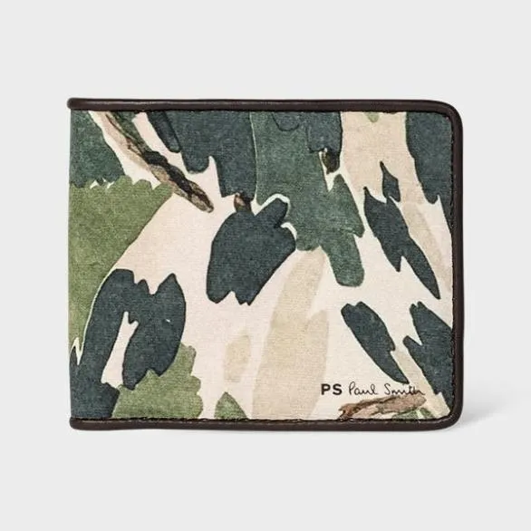 Paul Smith Wallets Camouflage Billfold Wallet Multicolour 8211 Mens