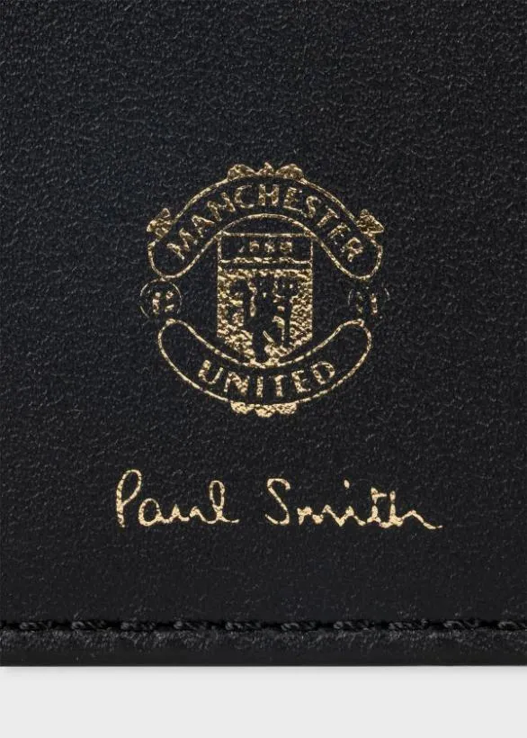 Paul Smith Wallets Paul Smith and Manchester United 8211 039Stadium039 Print Card Holder Black 8211 Mens
