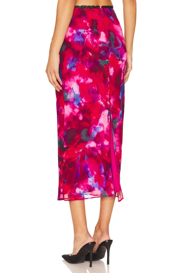 Phoenix Maxi Skirt Welling Floral Multi Women Lovers and Friends Skirts