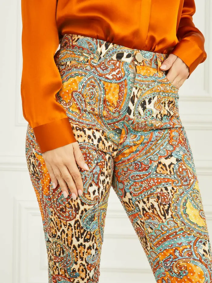 Phoenix Rising Stiletto No 97 Skinny Jeans Phoenix Rising Print Bottoms GUESS Women Phoenix Rising Stiletto No 97 Skinny Jeans Phoenix Rising Print Bottoms GUESS Women