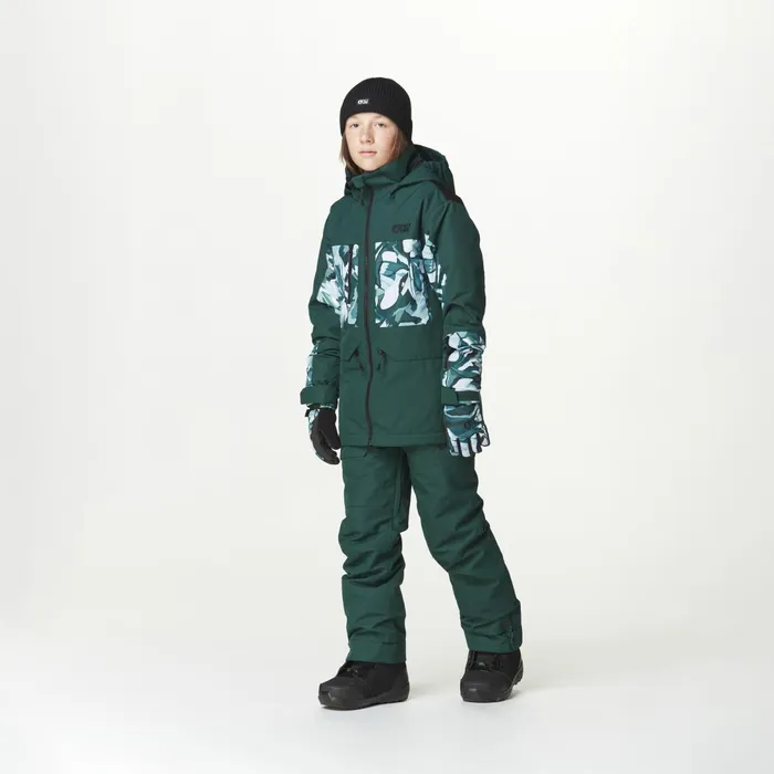 Picture Organic Clothing Stony Printed Jkt Kids Ski And Snowboard Jackets
