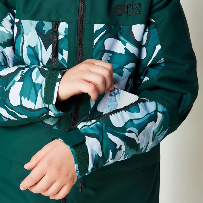 Picture Organic Clothing Stony Printed Jkt Kids Ski And Snowboard Jackets