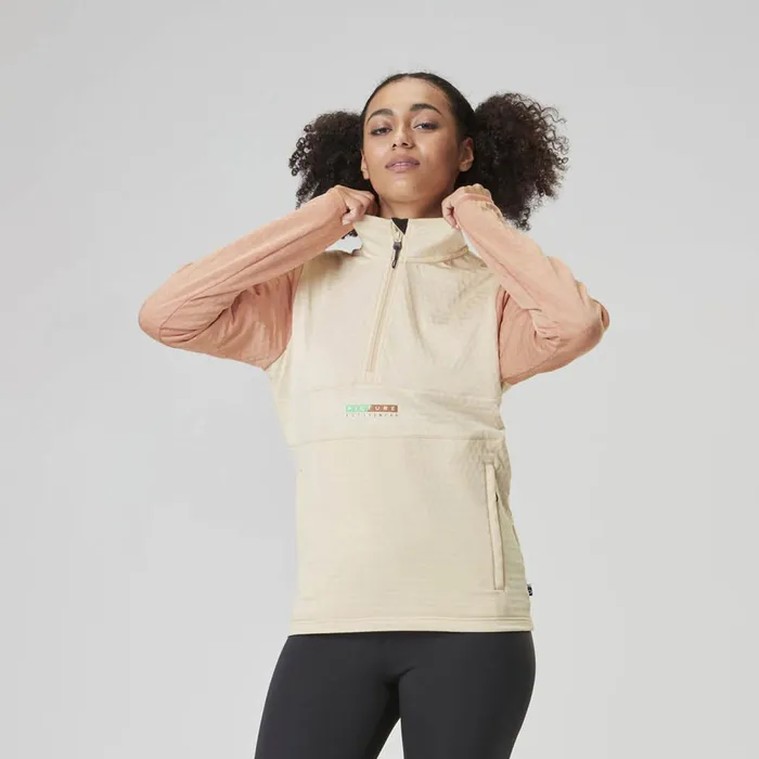 Picture Organic Clothing Tahita 14 Grid Fleece Women Sweats and Hoodies