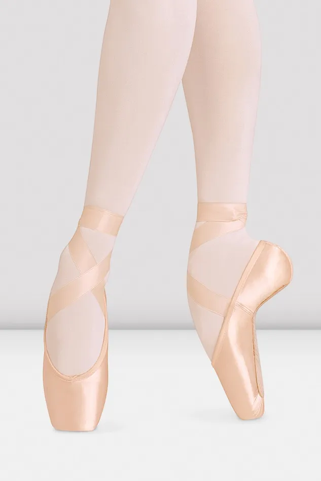 Pointe Balance European Strong Longer Length Pointe Shoes Pink Satin 8211 Bloch Adult
