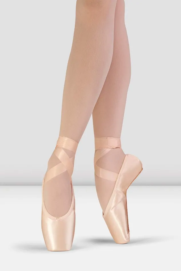 Pointe Synthesis Stretch Pointe Shoes Pink Satin Bloch Adult