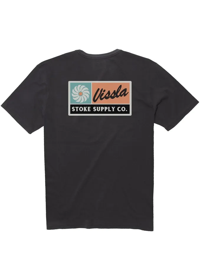 Premium Tees Vissla Men Hvac Ss Pkt Tee Phantom