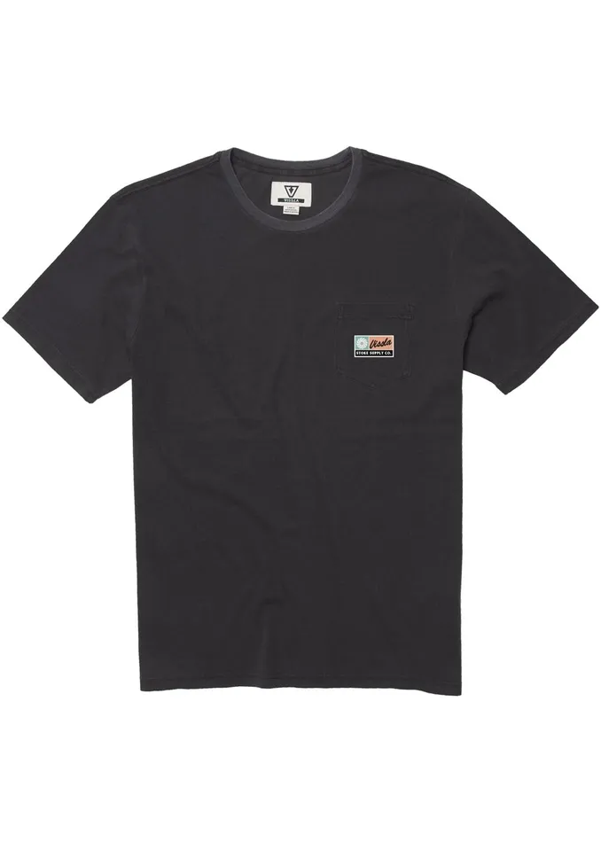 Premium Tees Vissla Men Hvac Ss Pkt Tee Phantom Premium Tees Vissla Men Hvac Ss Pkt Tee Phantom