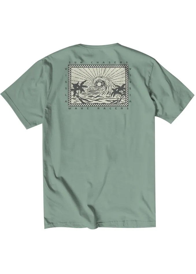 Premium Tees Wave Racers Organic Pkt Tee Jade Vissla Men
