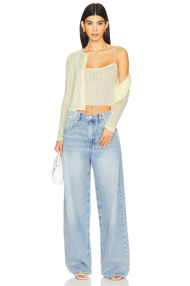 Presley Cardigan Butter Yellow Women Lovers and Friends Tops