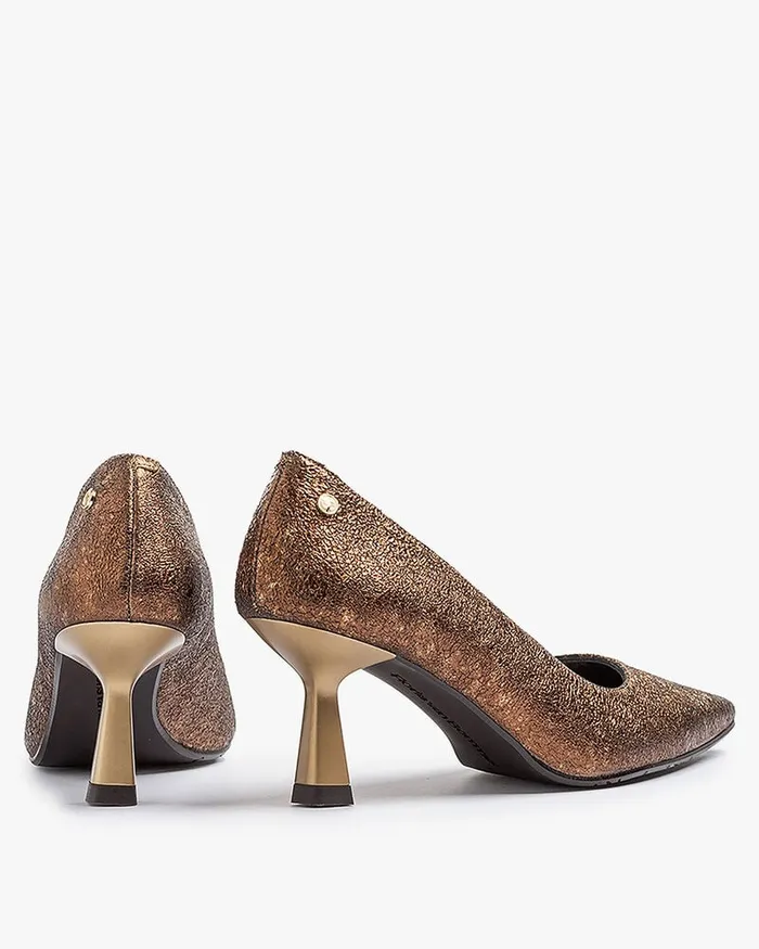 Pumps Women Floris Van Bommel Pointi 0114 Metallicprint