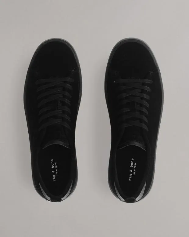 rag and bone Perry Suede Sneaker Black SuedeWine Suede Men Shoes