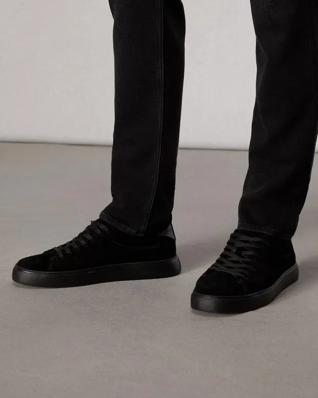 rag and bone Perry Suede Sneaker Black SuedeWine Suede Men Shoes