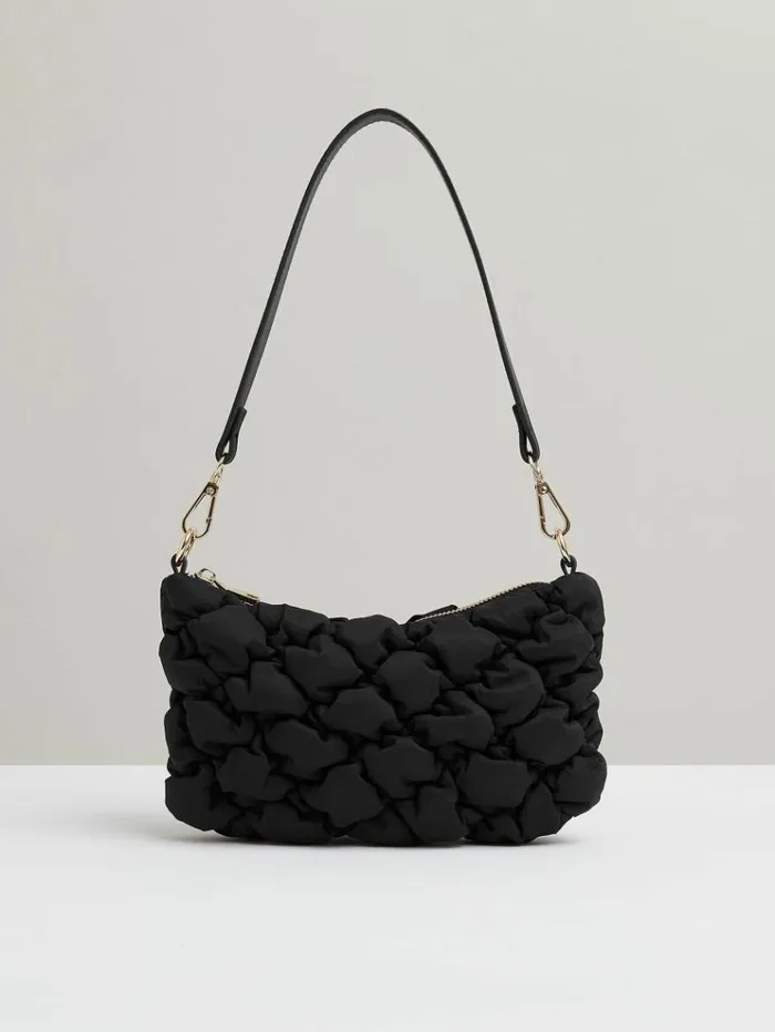 REISS Bags and Purses Women Quilted Shoulder Bag Black