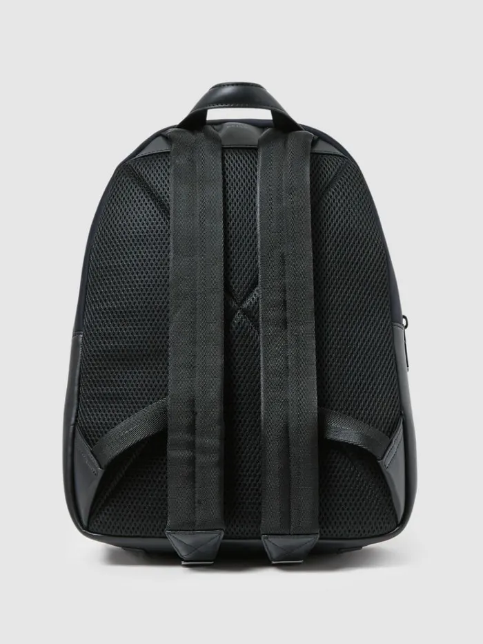 REISS Bags Men Neoprene Zipped Backpack Dark Navy