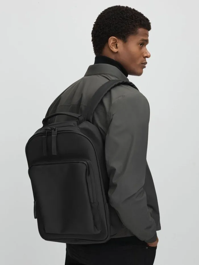 REISS Bags Men Rains Waterproof Backpack Black