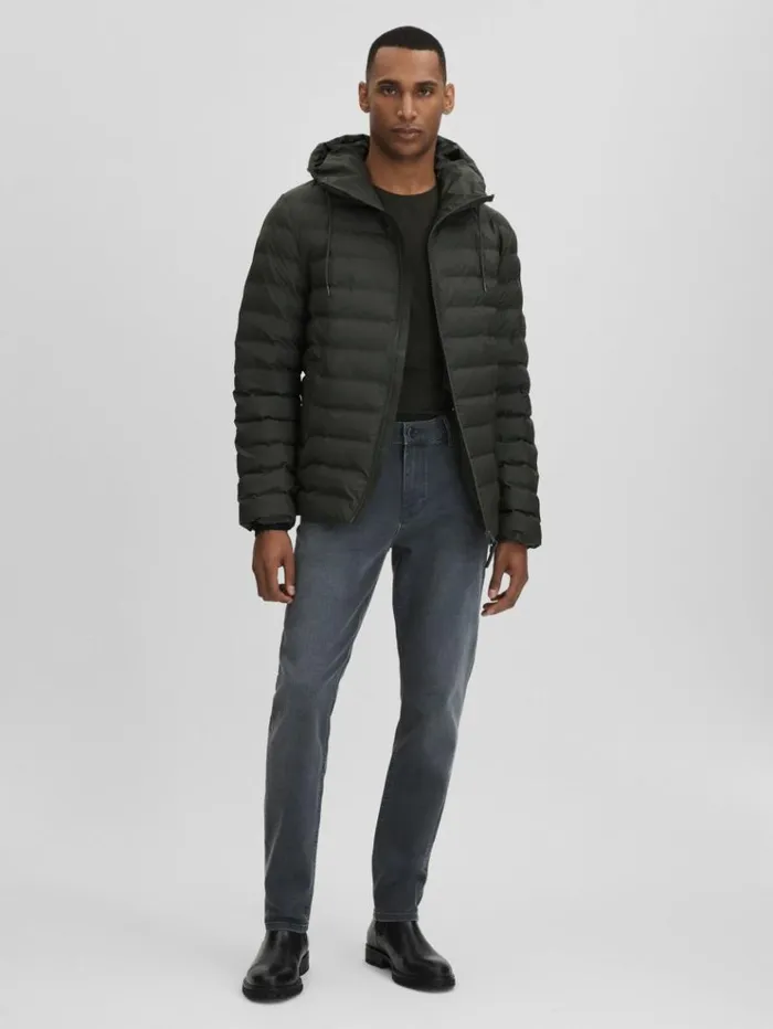 REISS Blazers and Jackets Women Rains Hooded Puffer Jacket Green