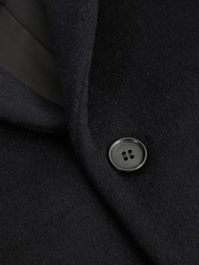 REISS Coats and Jackets Children Single Breasted Overcoat Navy