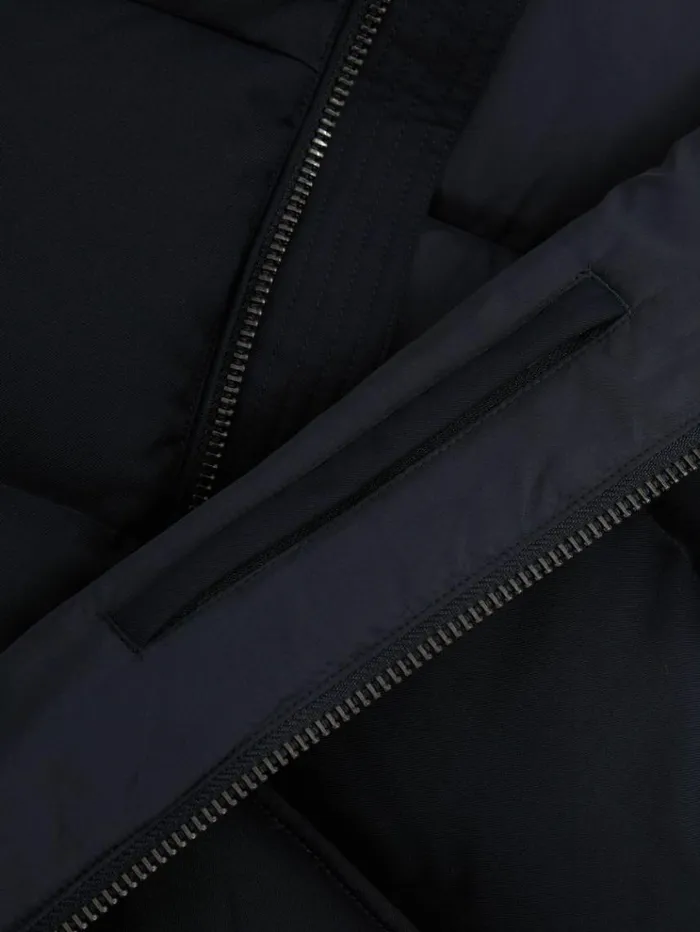 REISS Coats and Jackets Men Patch Pocket Quilted Gilet Navy