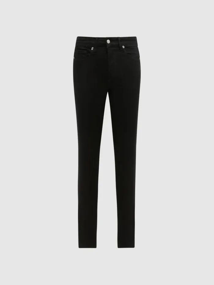 REISS Denim Women Good American Skinny Fit Jeans Black