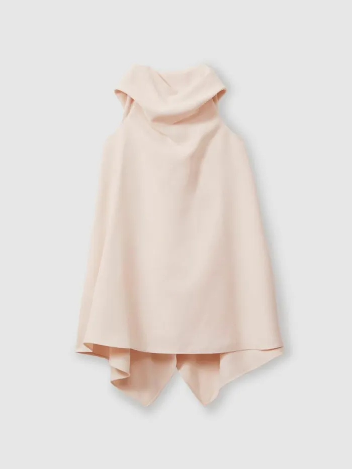 REISS Dresses Children HighNeck Drape Back Dress Pink
