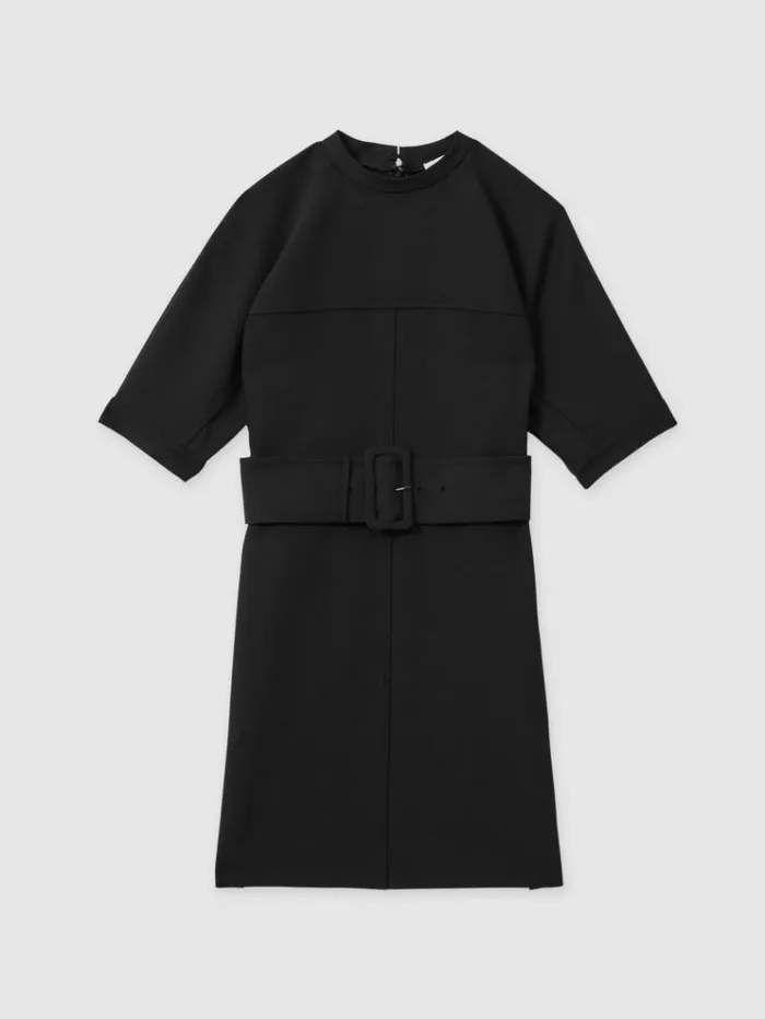 REISS Dresses Women Belted Mini Dress Black